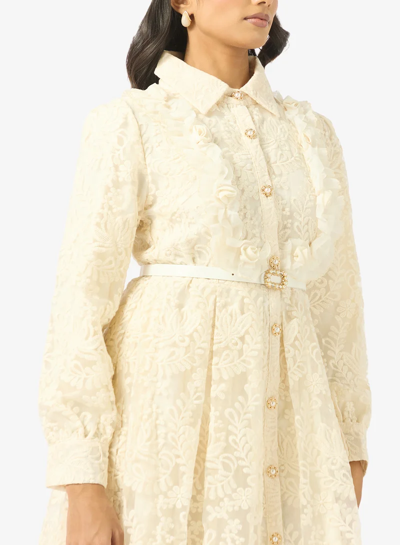 Khizana  Lace A-line Dress for Women | Best Price UAE